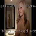 Stout naked woman